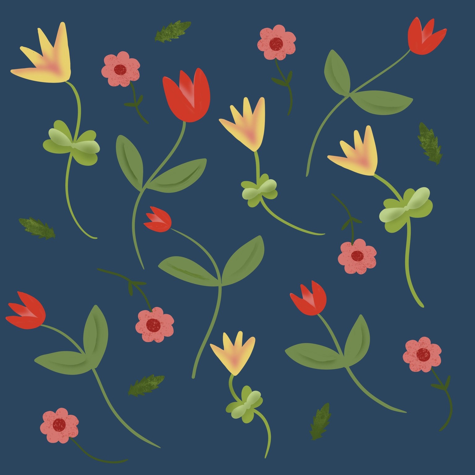 Sandy's Red and Yellow Flowers - image 2 - student project
