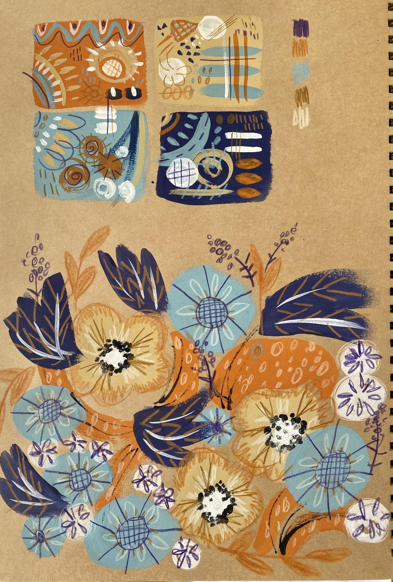 flowers limited palette - image 1 - student project