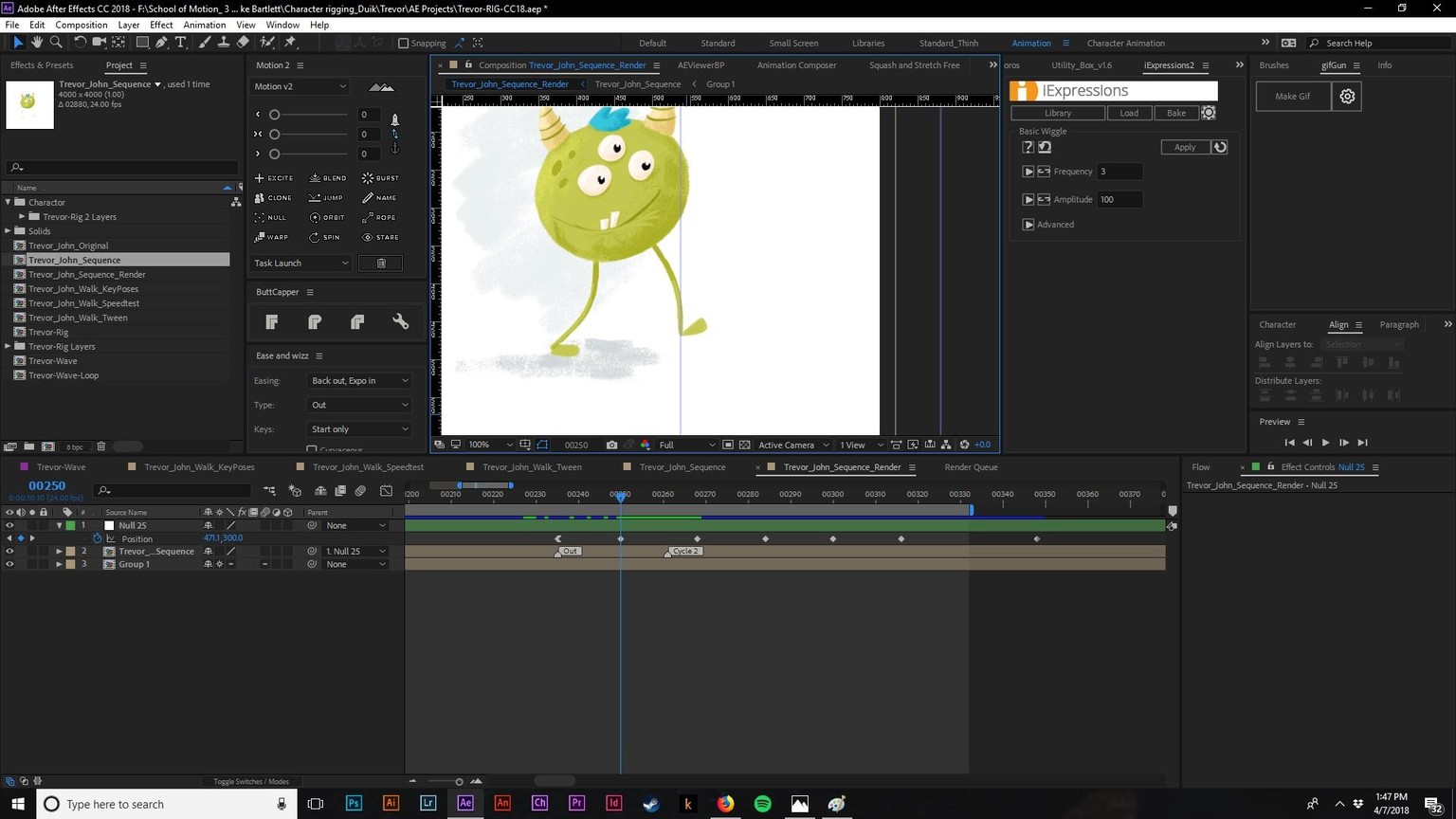 Animating With Character - Sequences - image 1 - student project