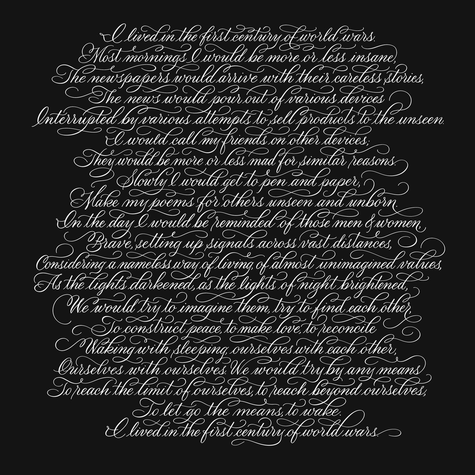 Flourished Poem - image 4 - student project