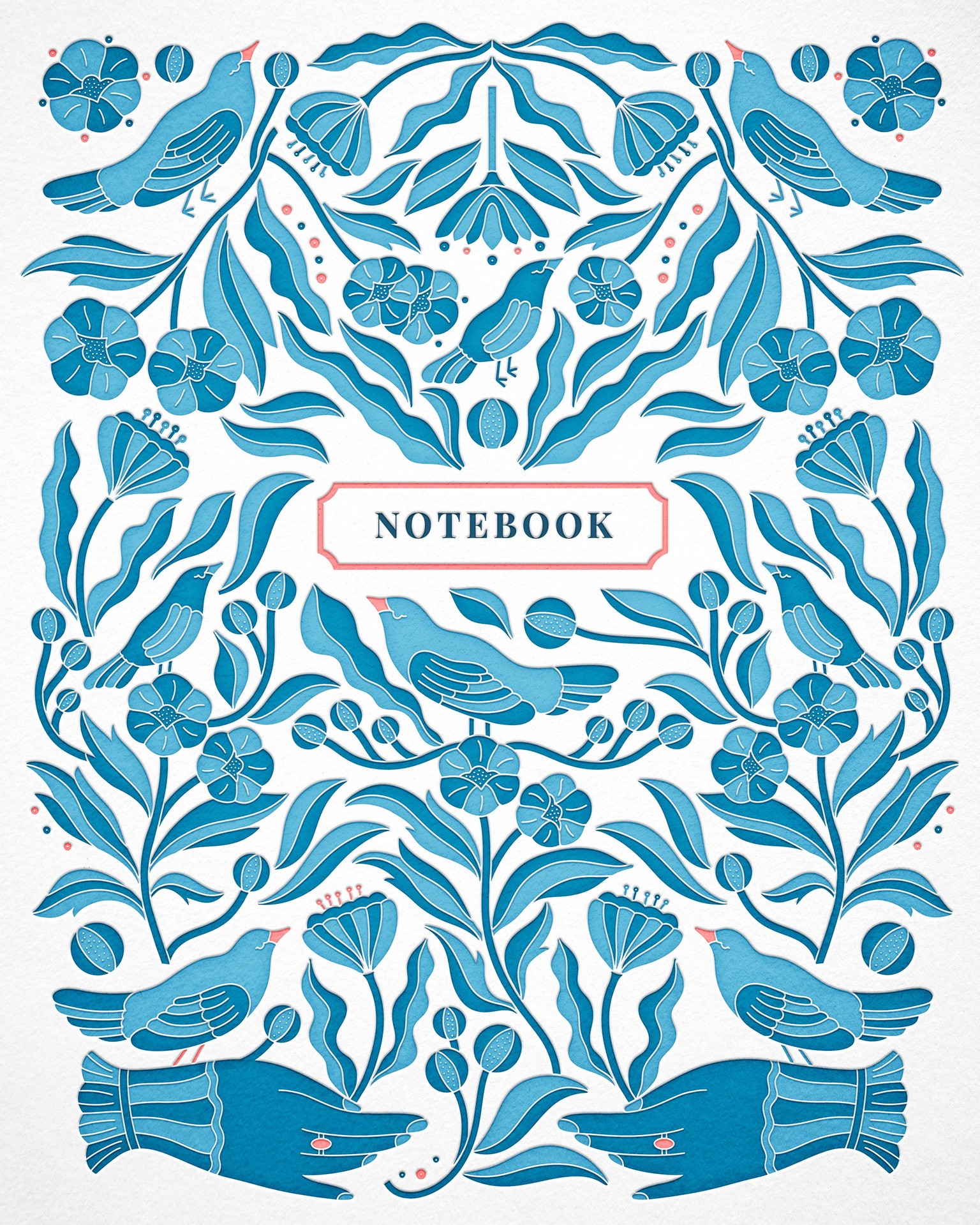 Bird illustration in 3-color letterpress - image 2 - student project