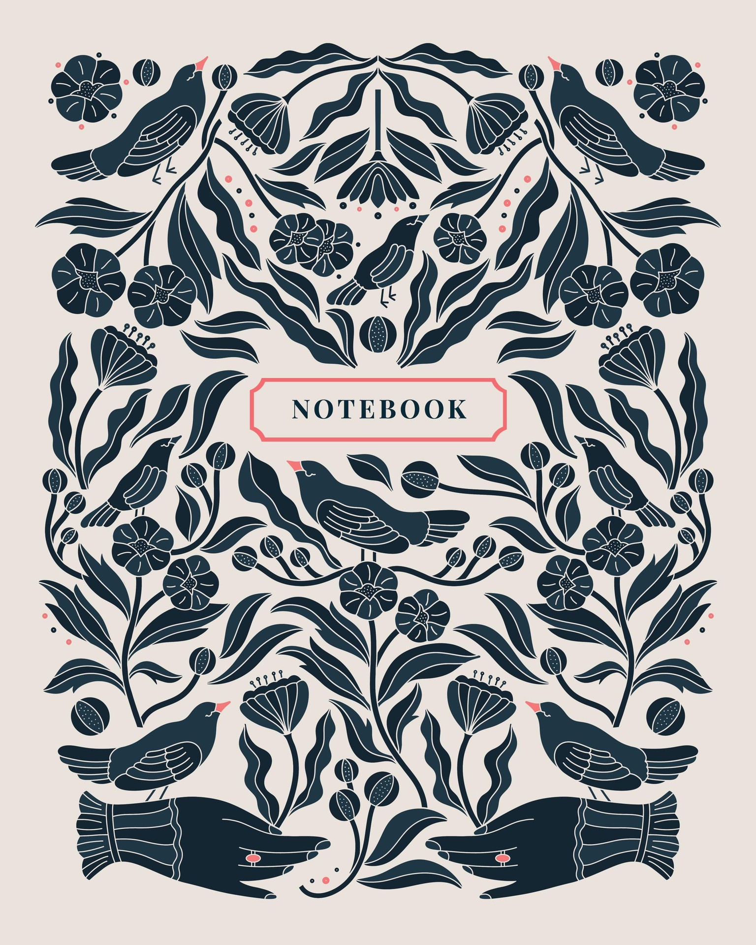 Bird illustration in 3-color letterpress - image 1 - student project