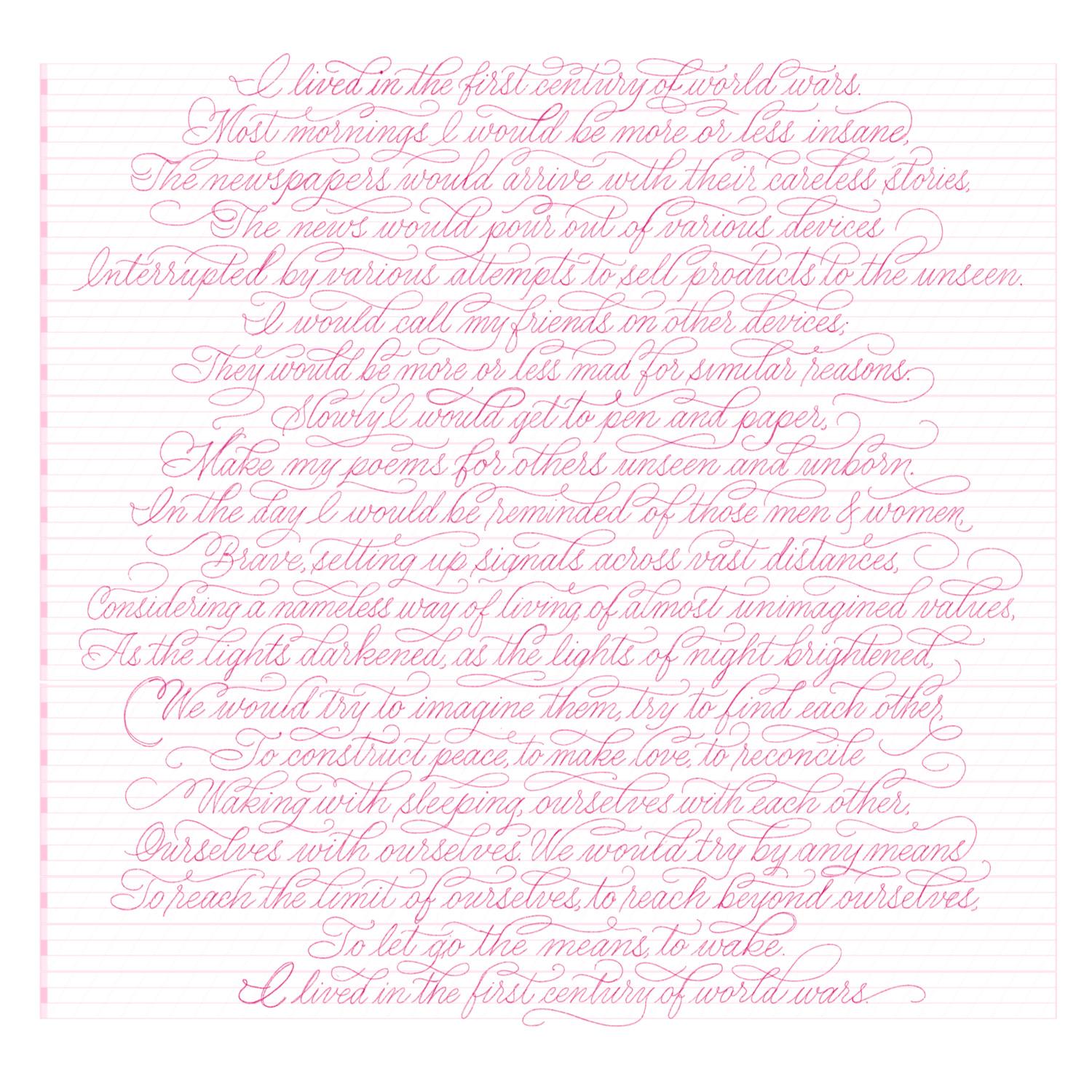 Flourished Poem - image 2 - student project