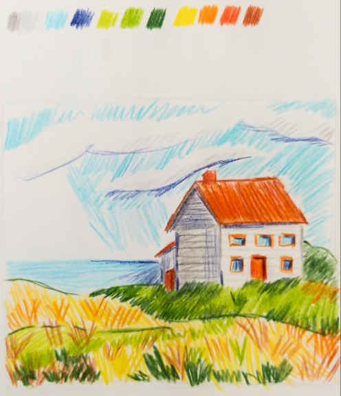 Colored Pencils Landscape Sketches - image 1 - student project