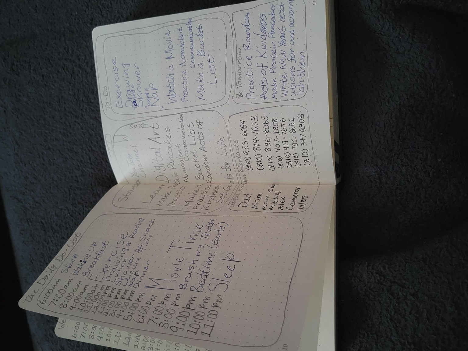 My own Daily Schedule - image 1 - student project