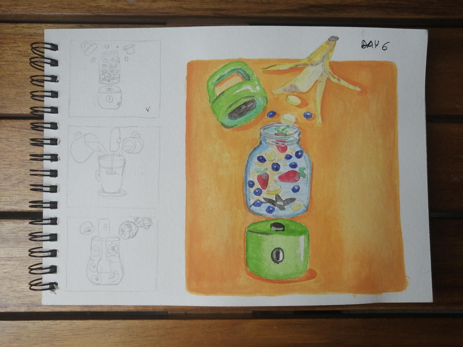 Watercolor for Breakfast - image 6 - student project