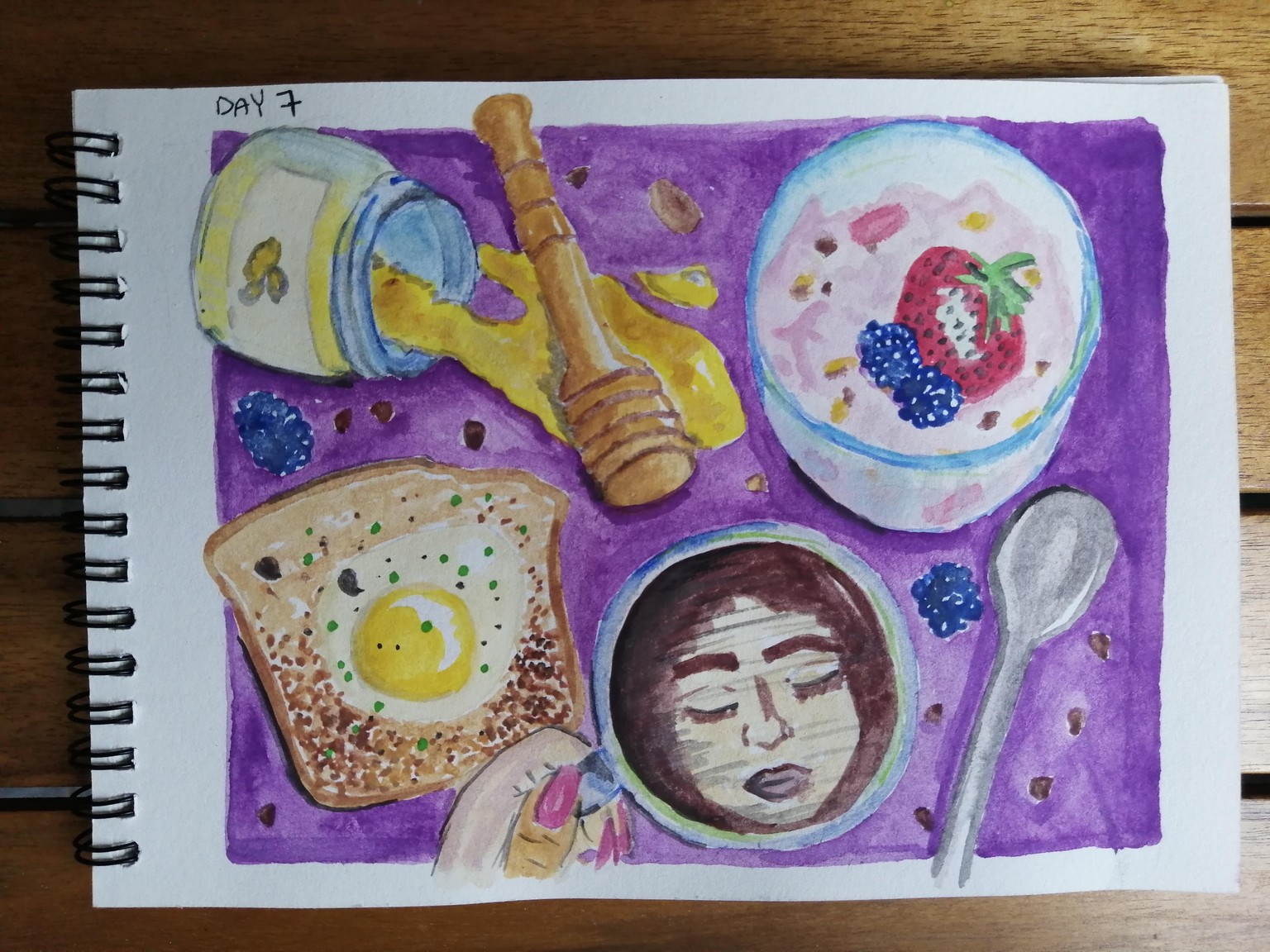 Watercolor for Breakfast - image 7 - student project