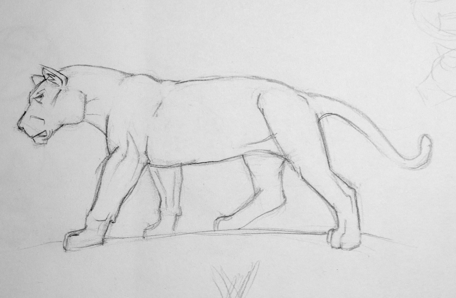 Freehand drawings - 12 to 15 minutes - image 2 - student project