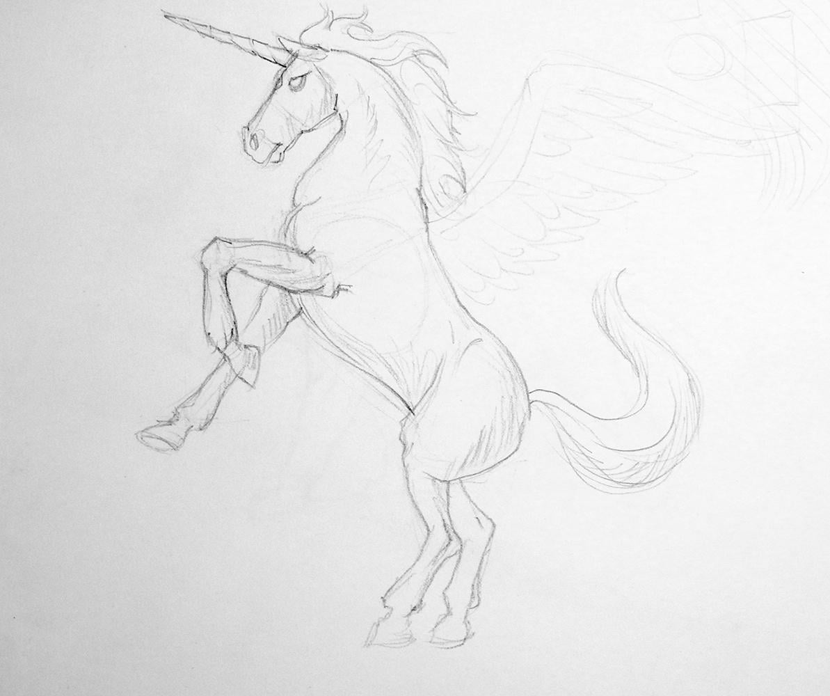 Freehand drawings - 12 to 15 minutes - image 1 - student project