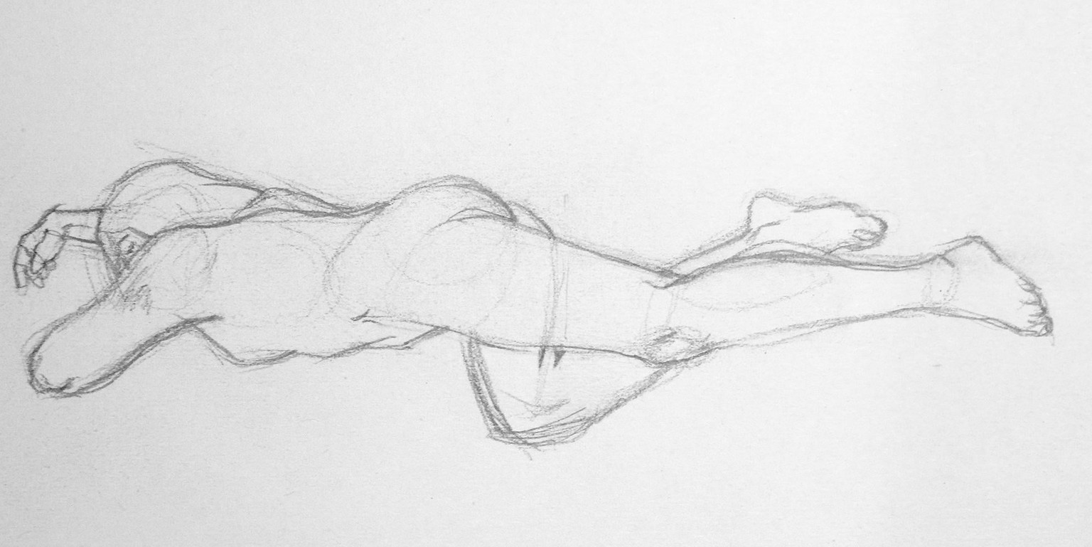 Freehand drawings - 12 to 15 minutes - image 3 - student project