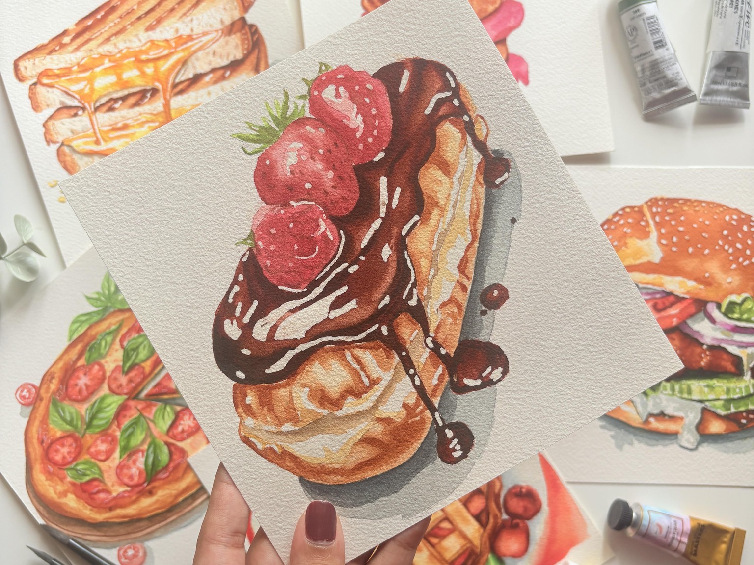 Food Illustrations with Watercolors - image 6 - student project