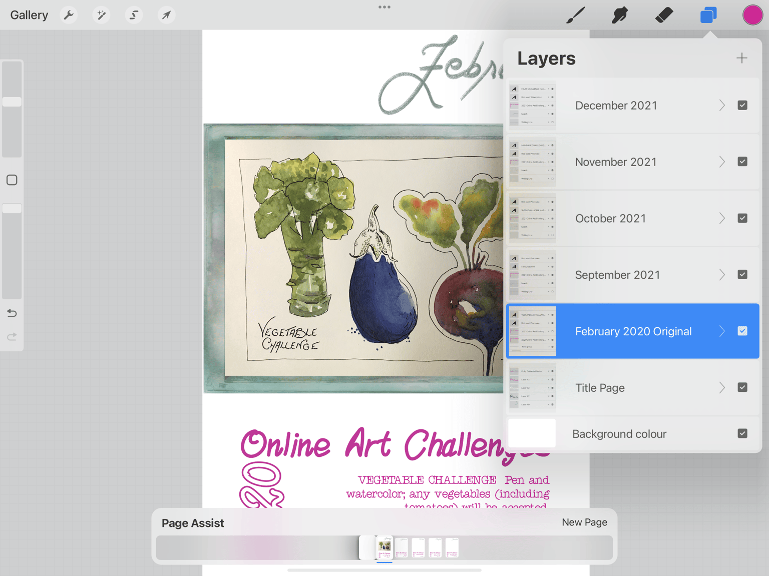 Using Page Assist to Sketchbook - image 2 - student project