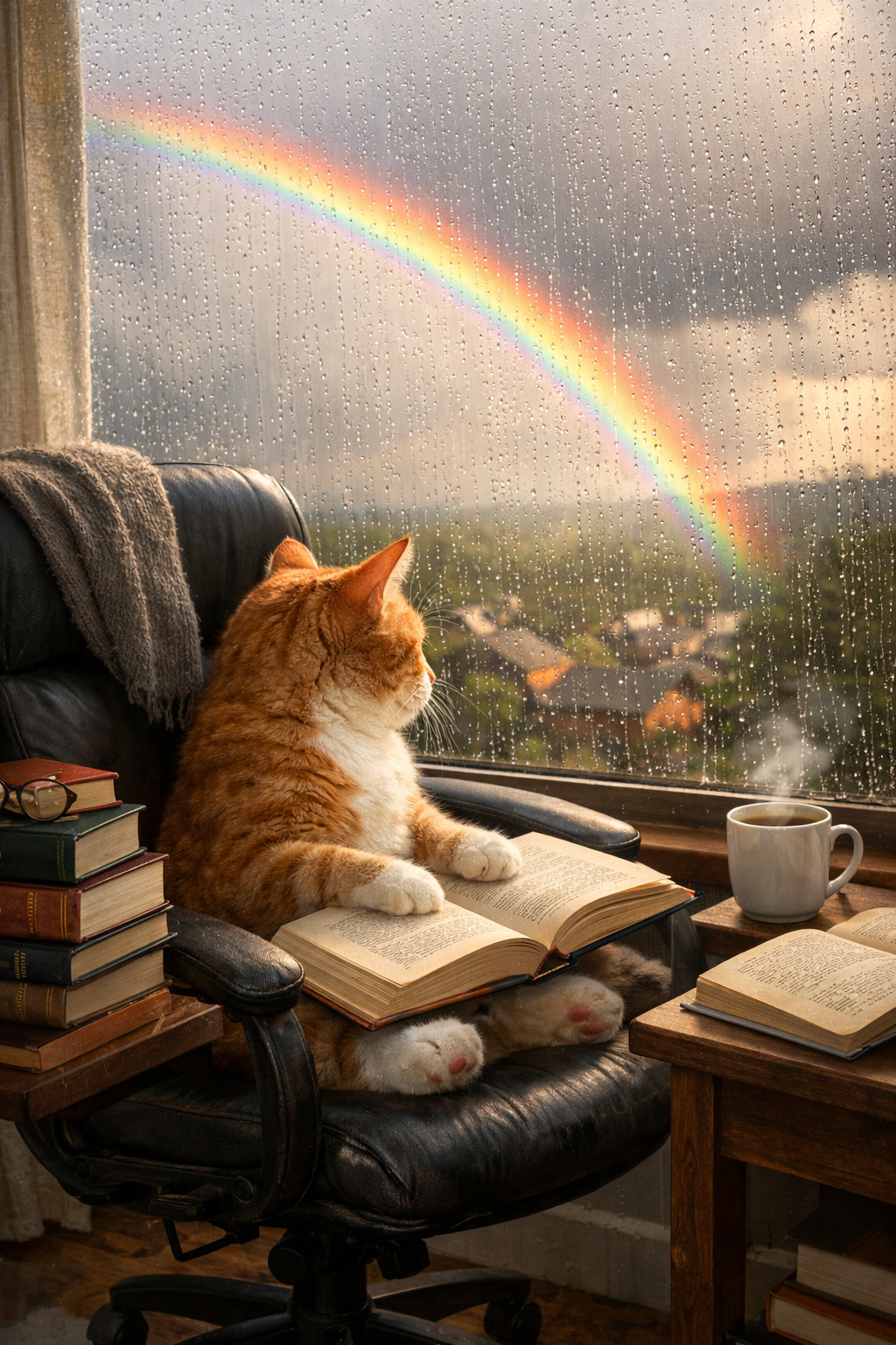 Curious Cat and the Rainbow Afternoon - image 1 - student project