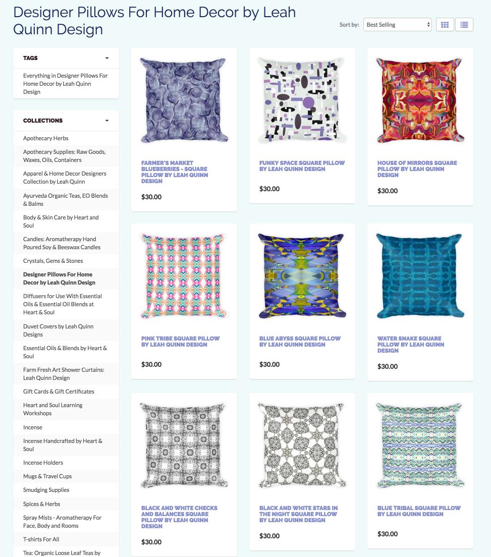 Screenshots of my designs on various products - Leah Quinn Design - image 3 - student project