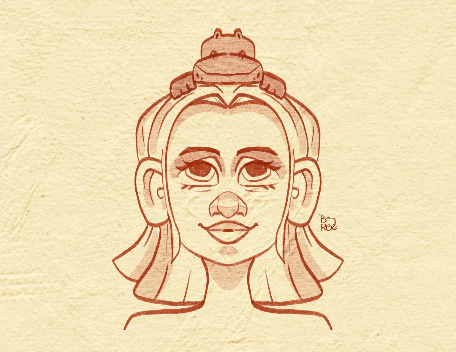 Drawing simmetry faces - image 1 - student project