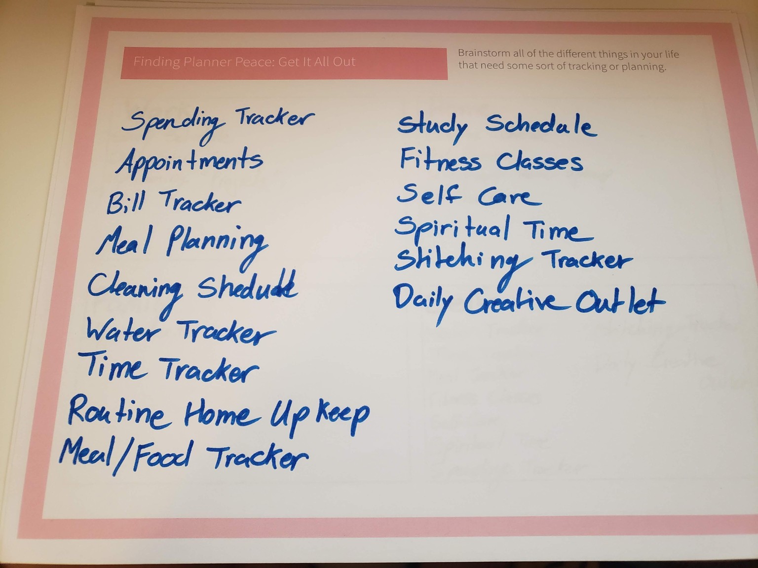 Finding My Planner Peace - image 1 - student project