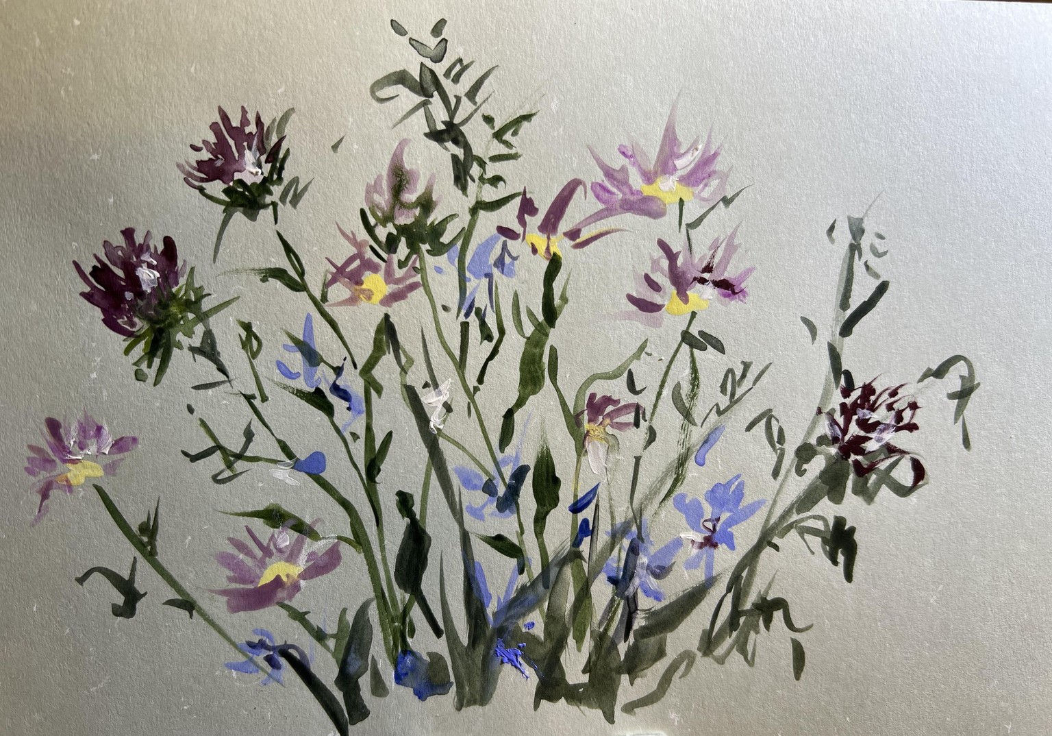 6 Watercolor Flower Projects - image 1 - student project
