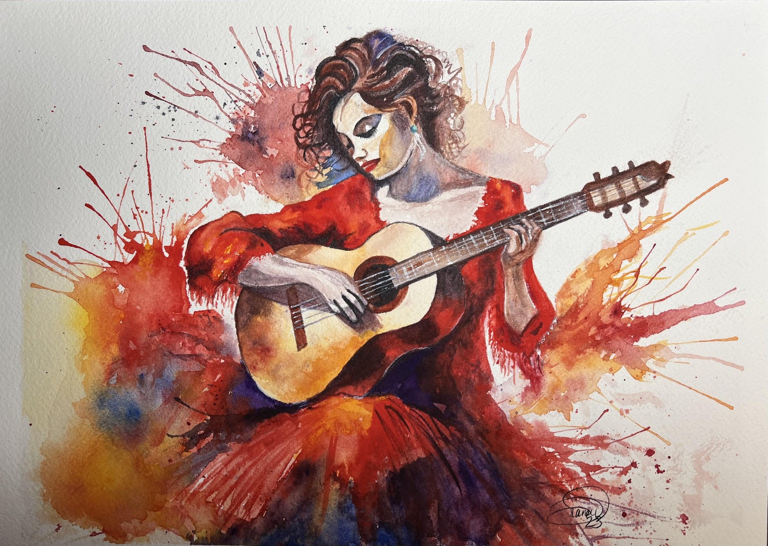 Flamenco Rhythms of Color - image 1 - student project