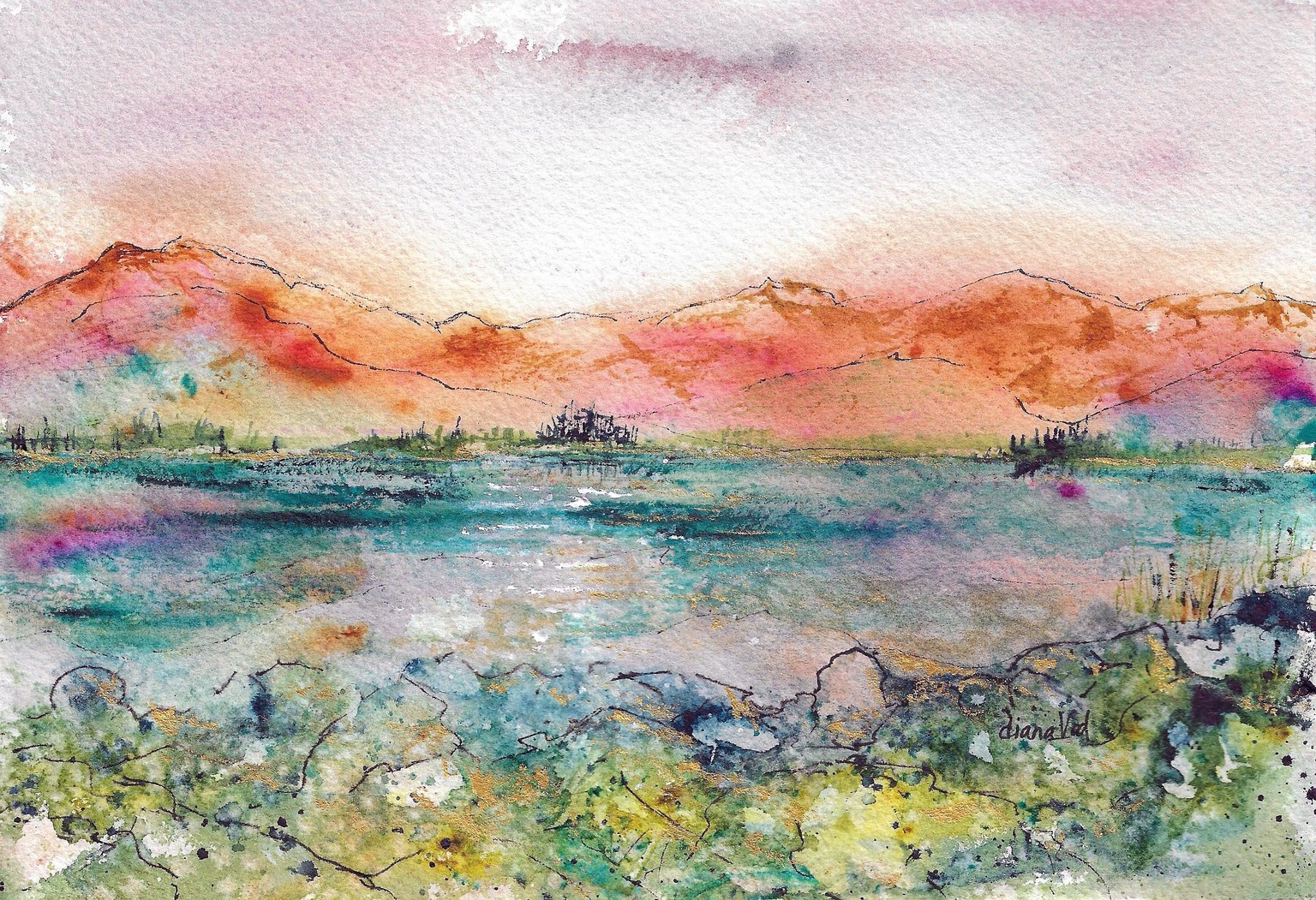 Palette Knife Watercolor Fun - image 5 - student project