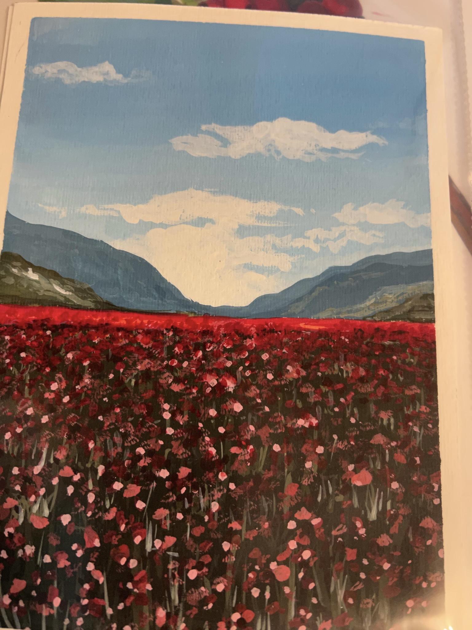 Gouache Landscape - image 1 - student project