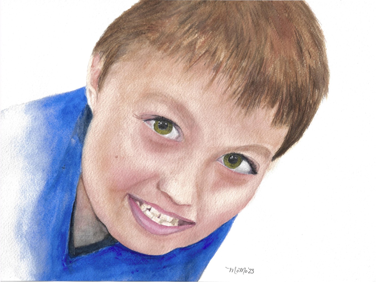 Grandson in Watercolor - image 1 - student project