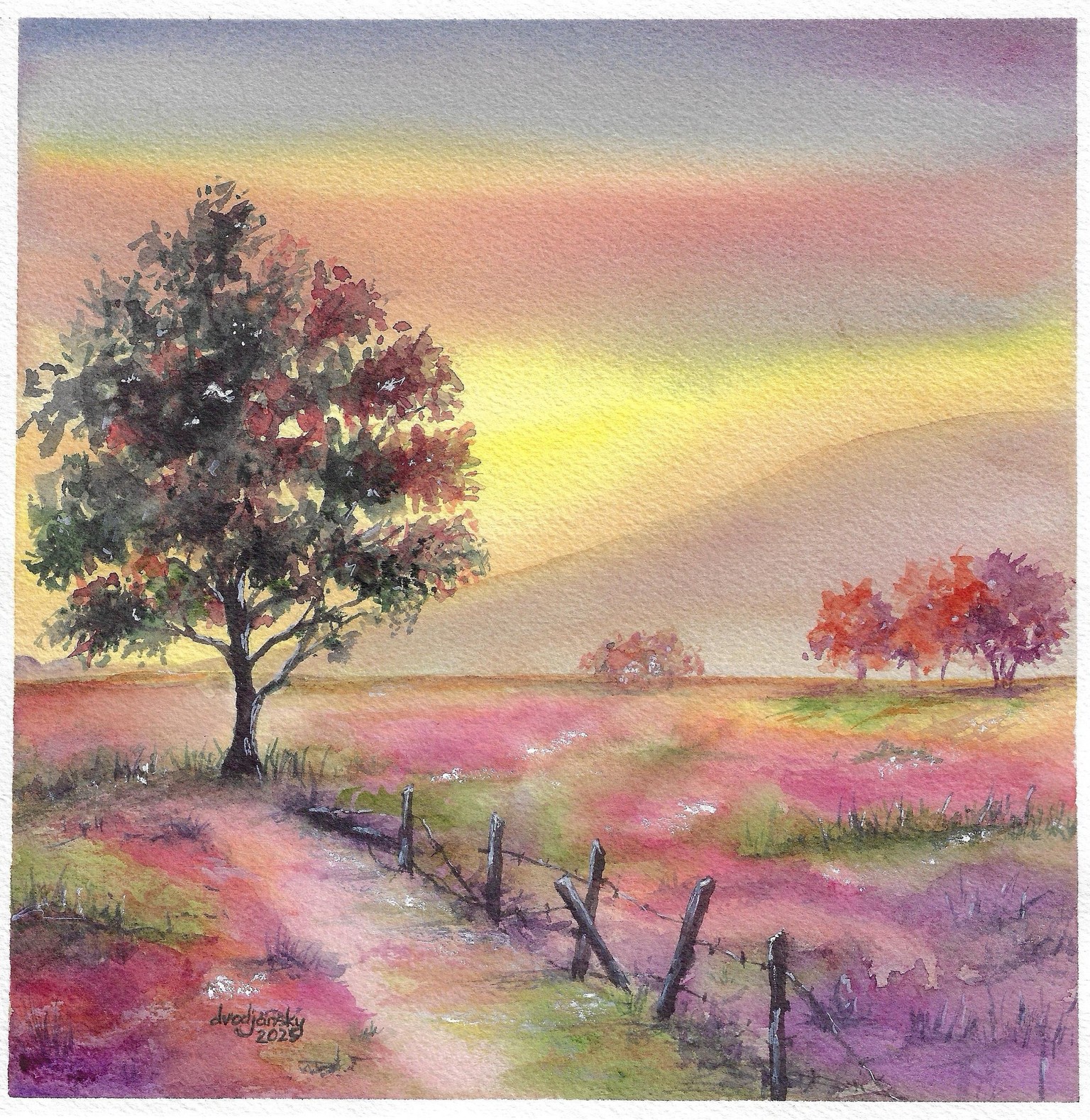 Sunset Landscape - image 1 - student project