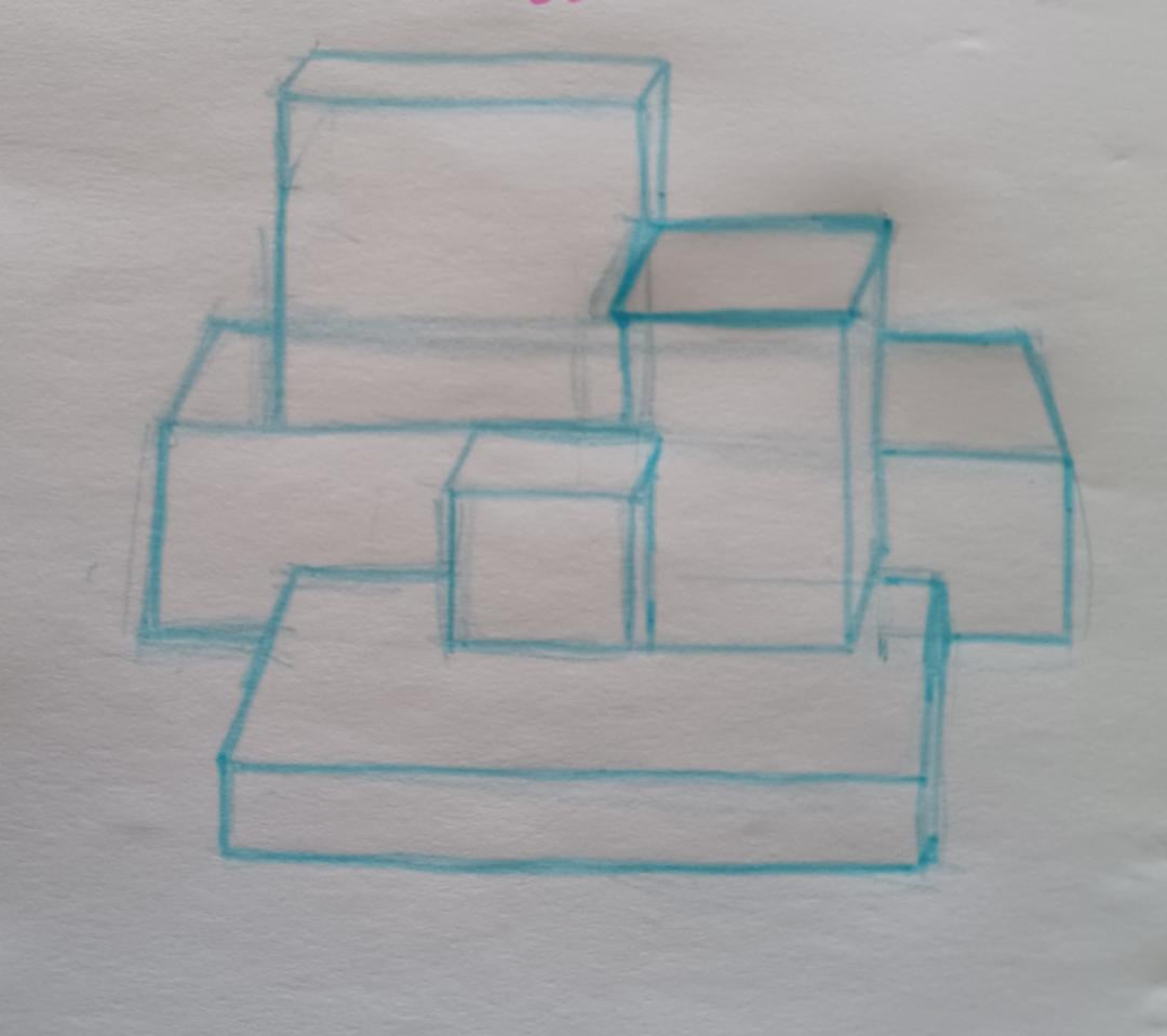 Drawing boxes in perspective with Steve Worthington - image 7 - student project