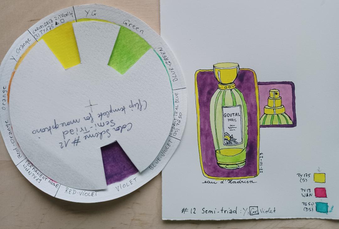 Learning about color by playing Chris Carter's color scheme game - image 2 - student project