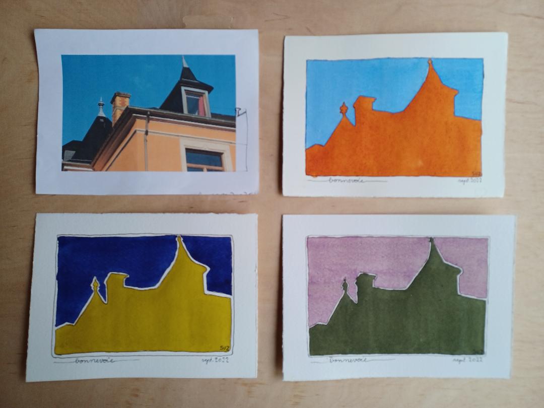 Negative space shape cards with Chris Carter, part 1 - image 3 - student project