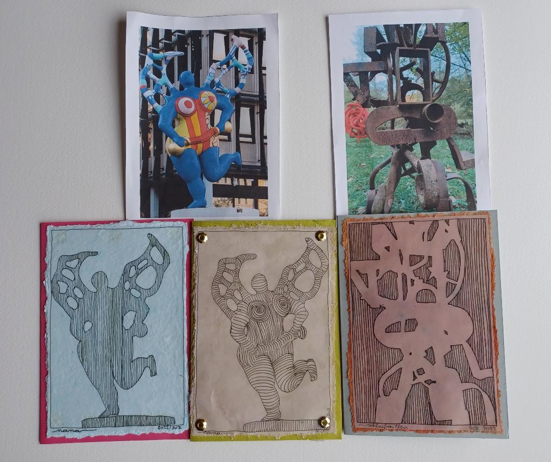 Negative space shape cards , part 2, with Chris Carter - image 3 - student project