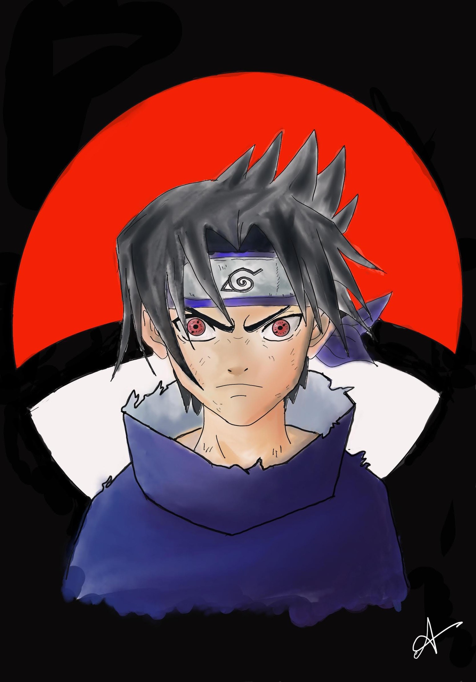 Saske Uchiha - image 1 - student project