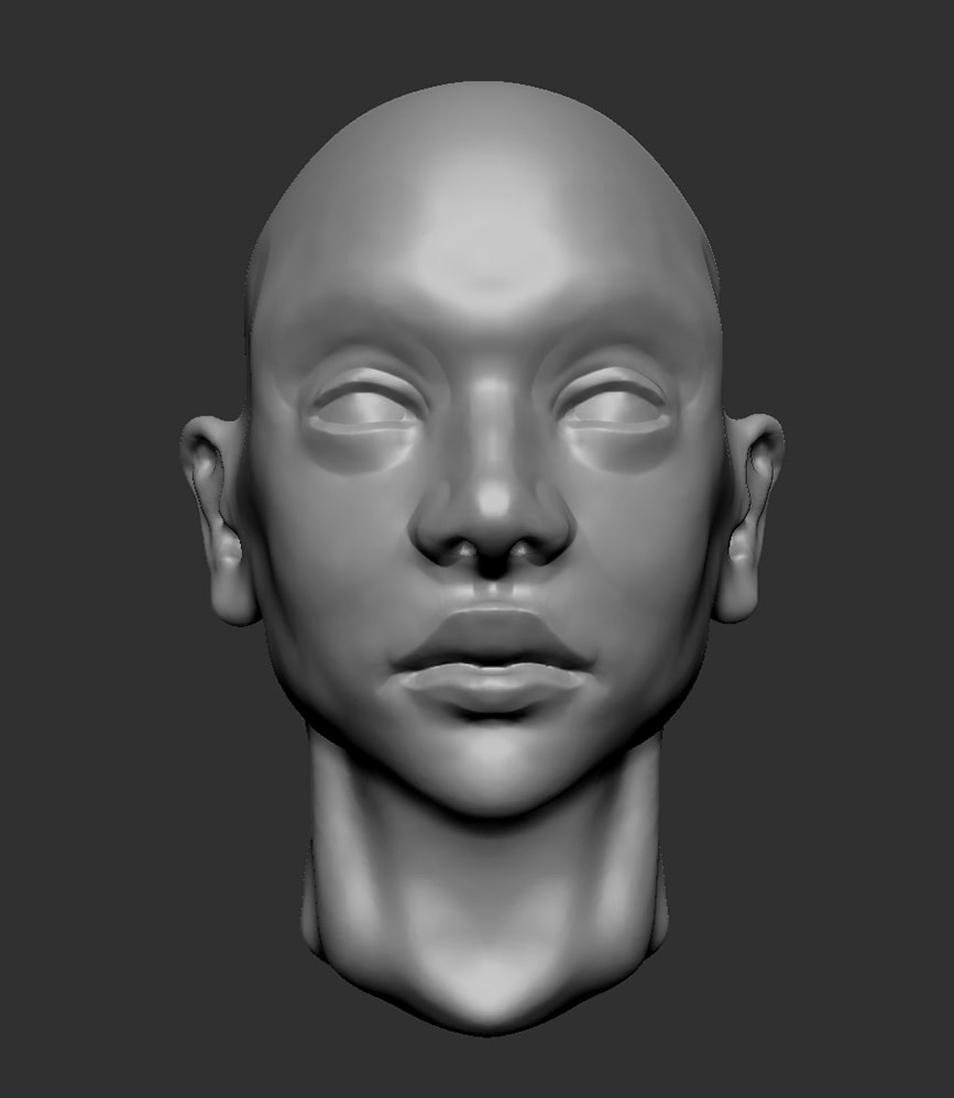 Zbrush Head - image 1 - student project