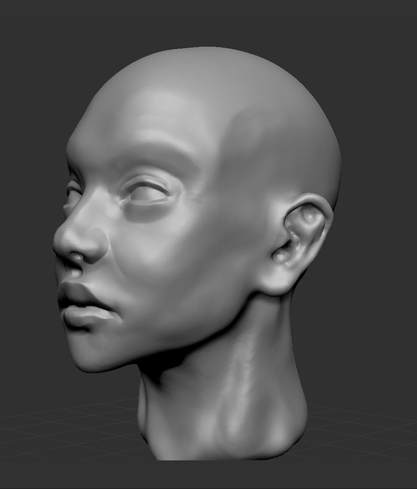 Zbrush Head - image 2 - student project