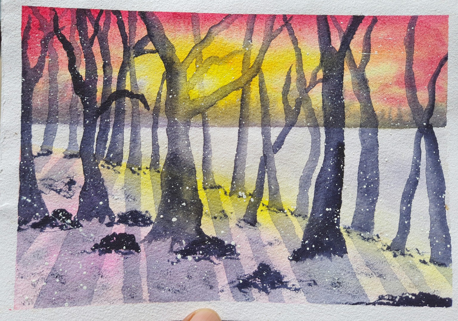 Glowing Winter Landscapes - image 1 - student project