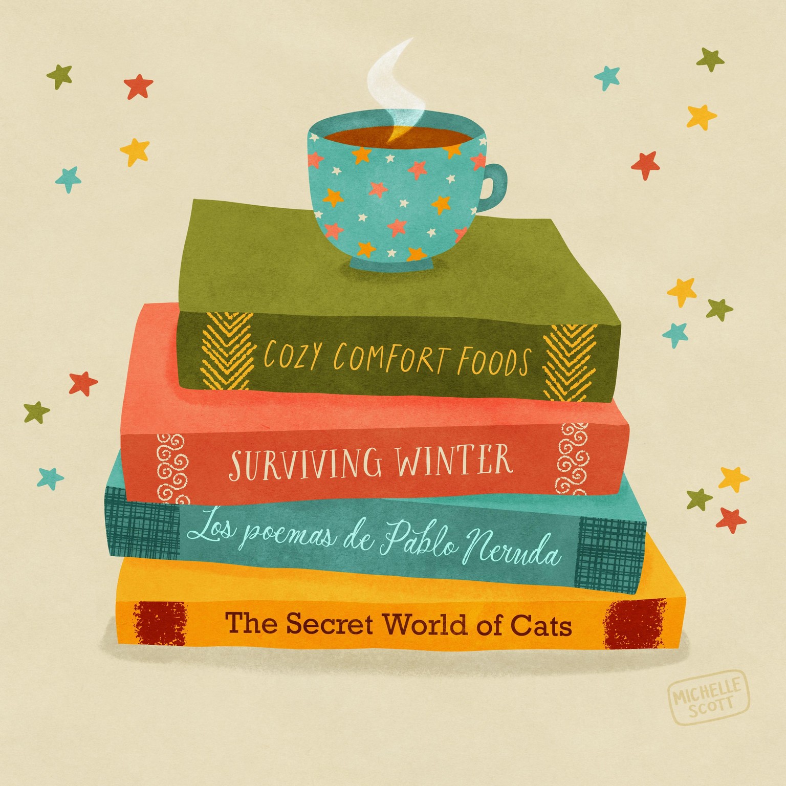 Cute Stack of Books - image 1 - student project