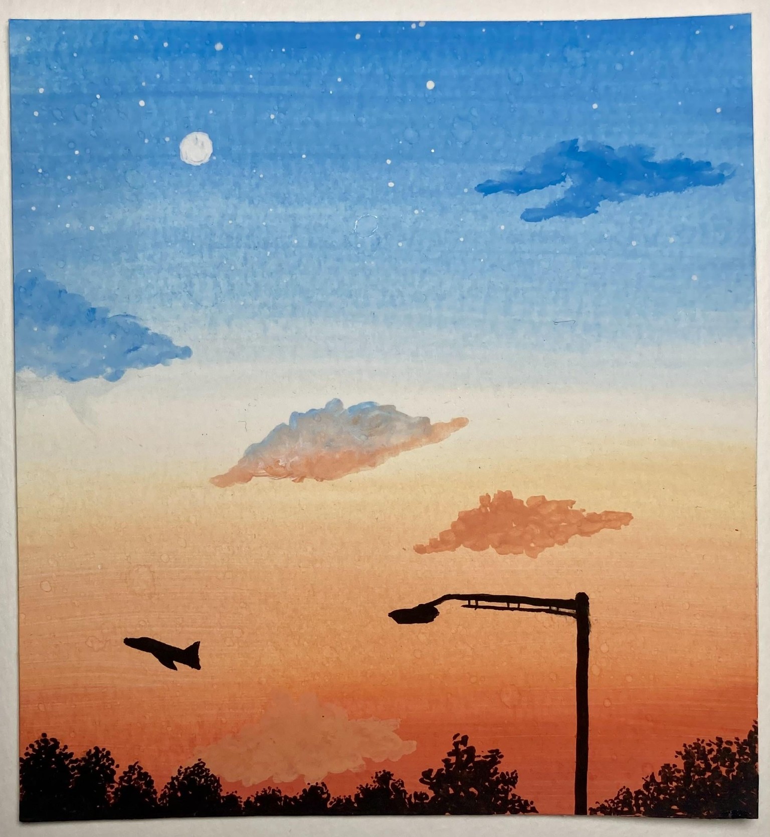Mini landscapes in gouache - image 3 - student project