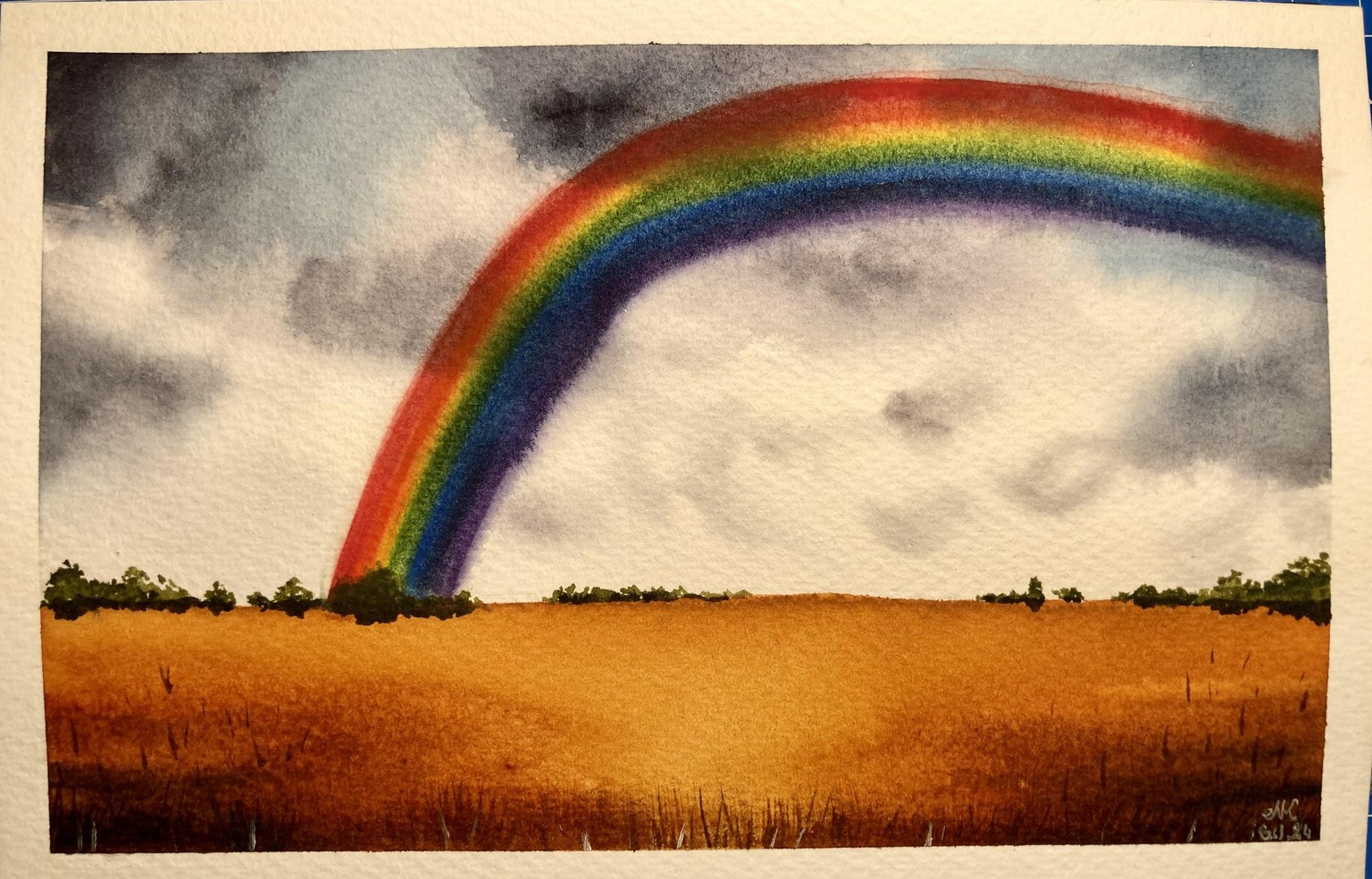 Beginner watercolour - image 9 - student project