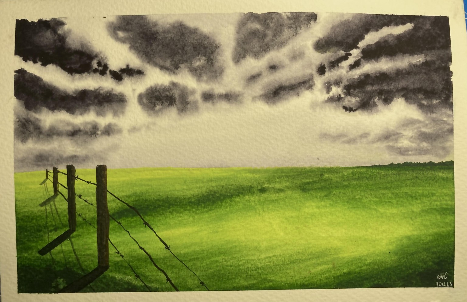 Beginner watercolour - image 2 - student project
