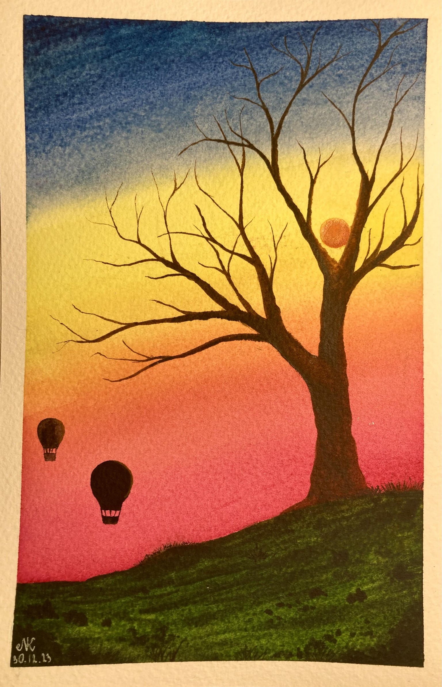 Beginner watercolour - image 3 - student project