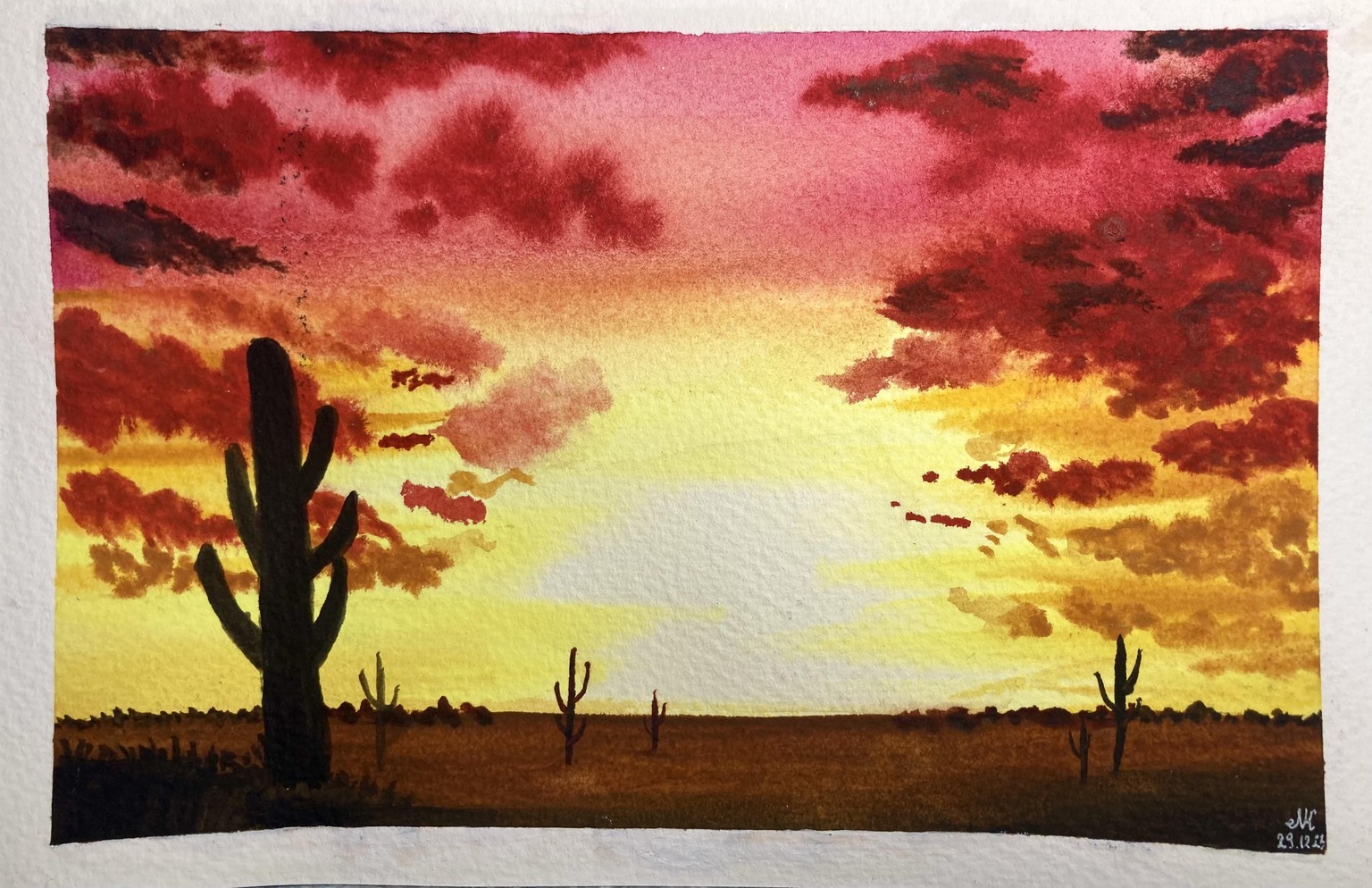 Beginner watercolour - image 1 - student project