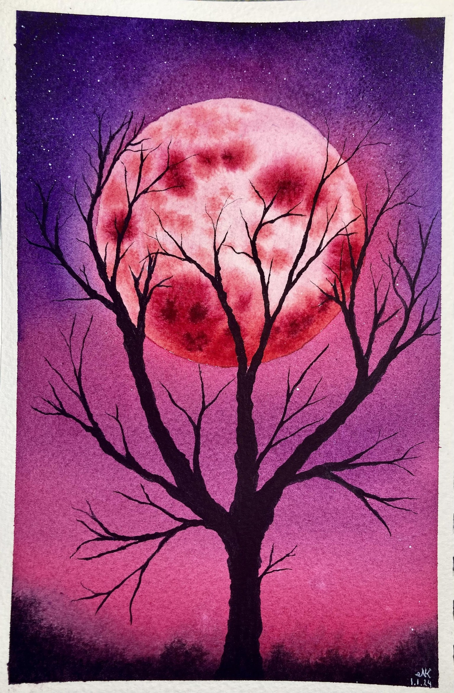 Beginner watercolour - image 5 - student project