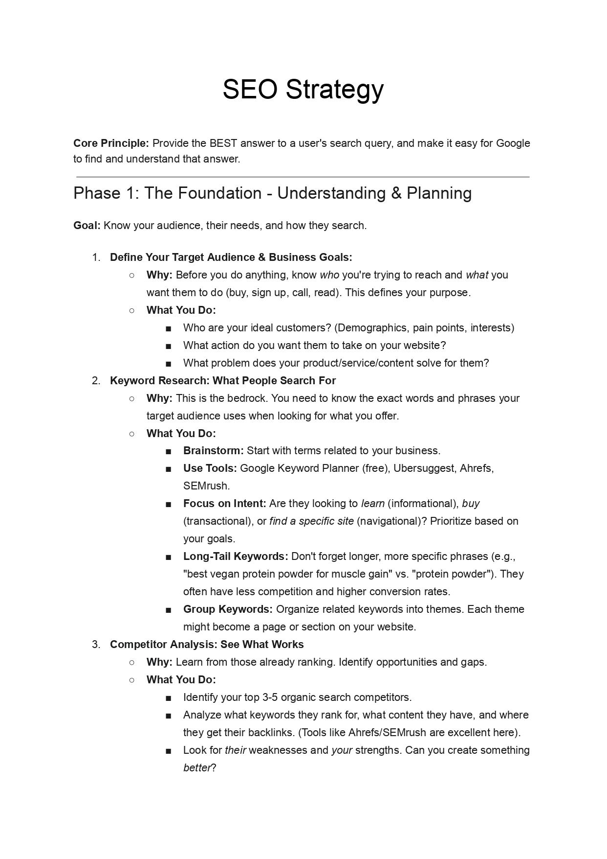 The Strong & Simple SEO Roadmap: Go From Beginner to Ranking Success - image 1 - student project