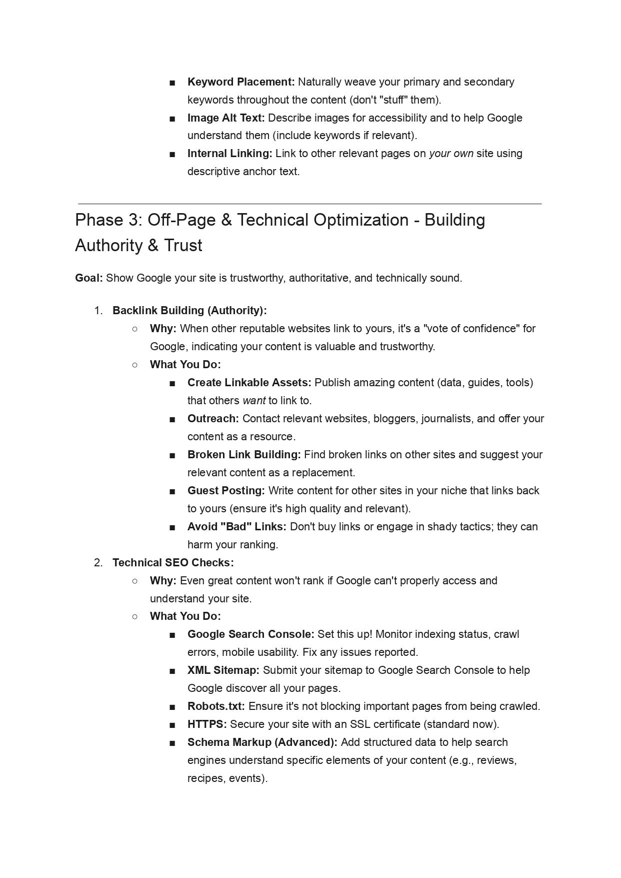 The Strong & Simple SEO Roadmap: Go From Beginner to Ranking Success - image 3 - student project