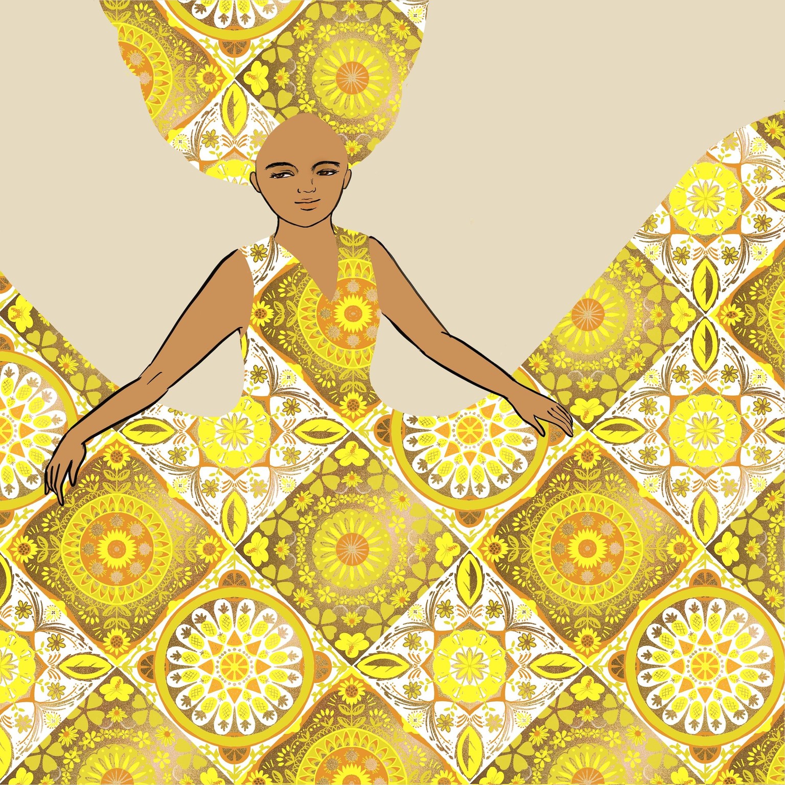 Tile lady - image 3 - student project