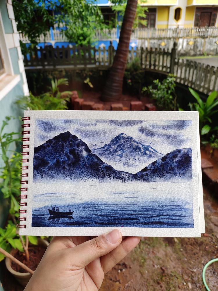 Misty Mountains and River - image 1 - student project