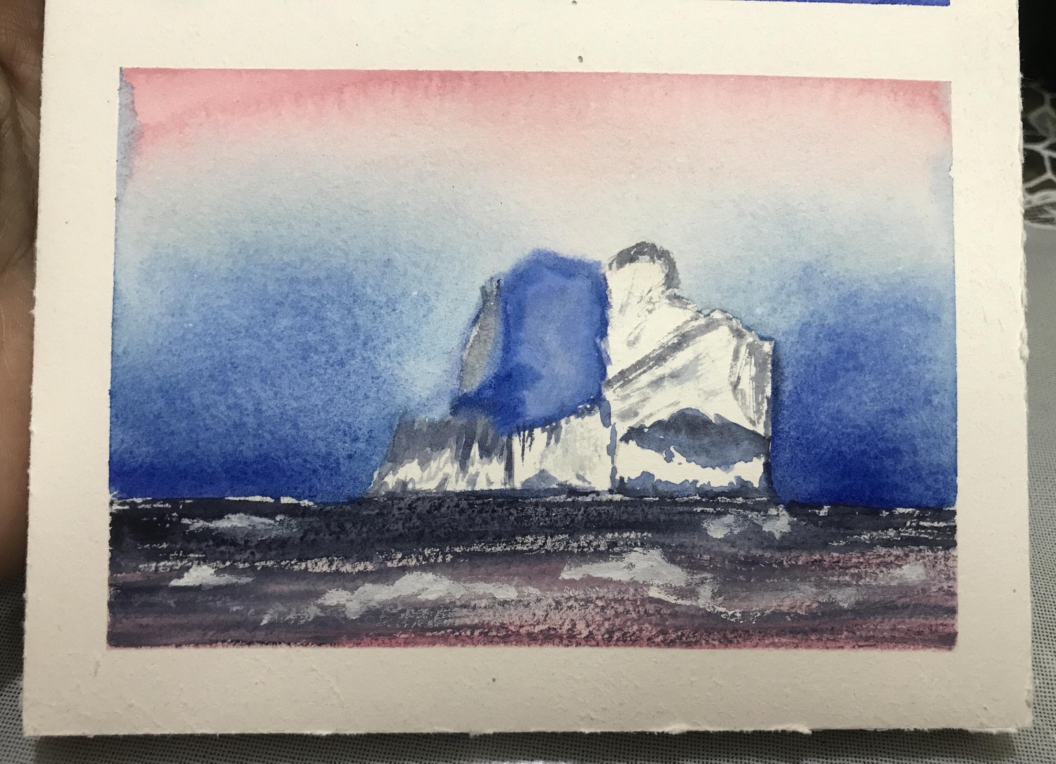 Watercolour Icebergs - image 4 - student project