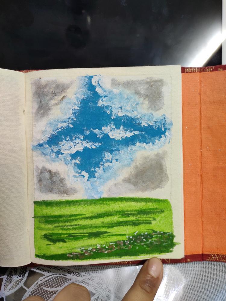 Easy Gouache Skies - image 4 - student project