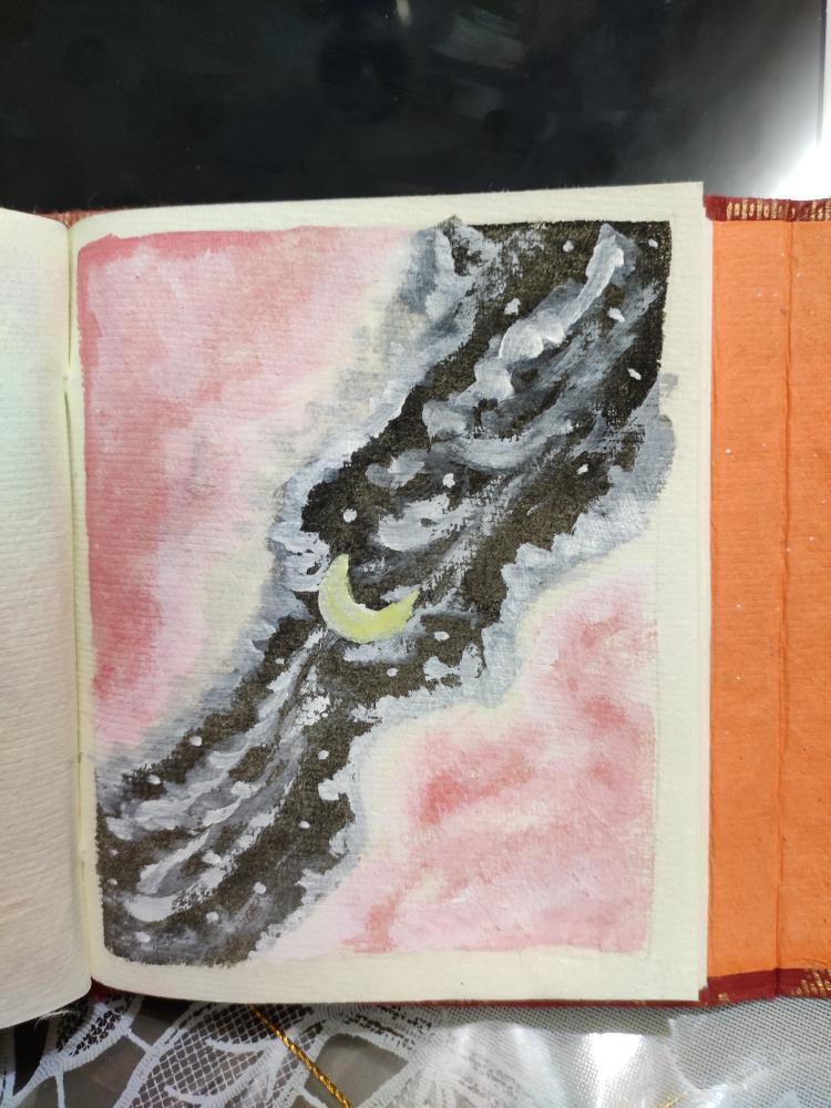 Easy Gouache Skies - image 8 - student project