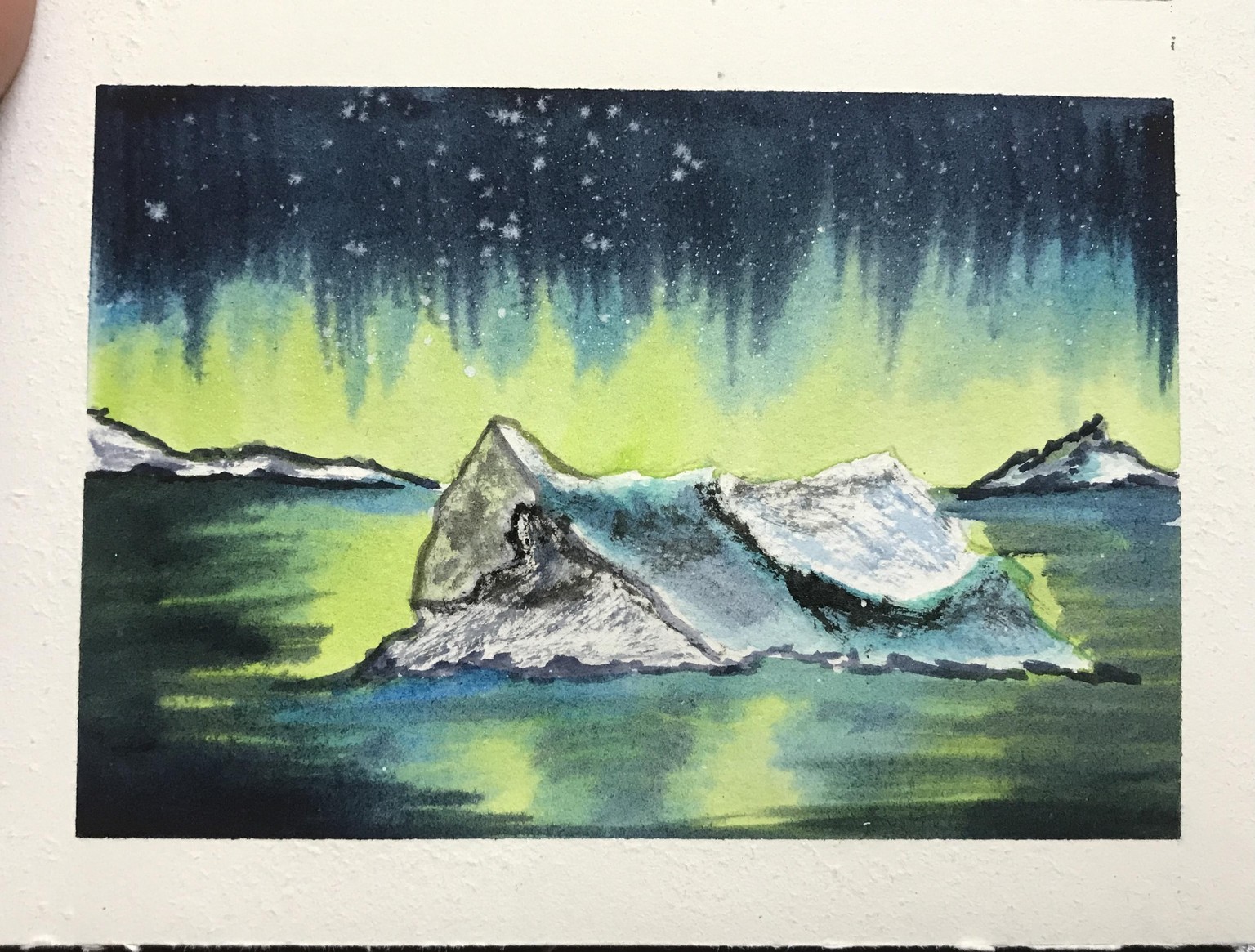 Watercolour Icebergs - image 2 - student project