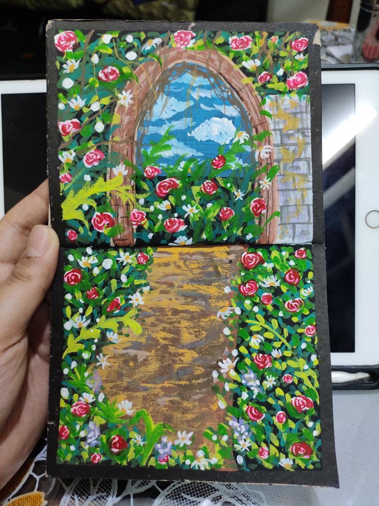 Secret Garden in Gouache - image 1 - student project